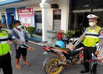 Satlantas Polres Kotim Tindak Tegas Pemotor Gunakan Knalpot Bising