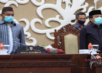 Wagub Kalteng Hadiri Rapat Paripurna Ke-6 Masa Persidangan I Tahun 2021