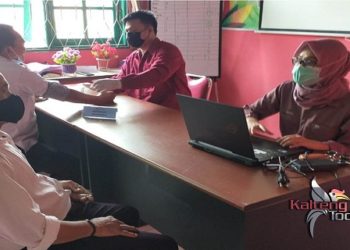 Cegah Kasus Covid-19, Anggota Polsek Teluk Sampit di Vaksinasi