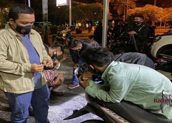 Bawa Sajam dan Motor Bodong, Dua Pemuda Mabuk Diamankan Polisi