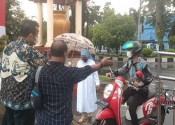 Jema'at Ikuti Ibadah di Katedral Palangka Raya Diperiksa Ketat