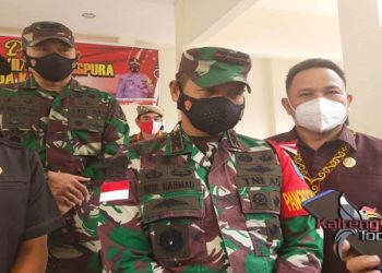 Pangdam XII Tanjungpura Cek Kegiatan Posko PPKM di PT IMK
