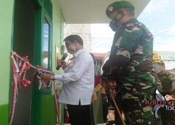 Bupati Katingan Resmikan Pos Babinsa di Desa Hampalit