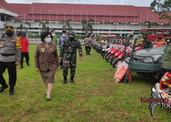 Melalui Apel Gelar Personil dan Sarpras, Kekuatan Personel Siap Diterjunkan