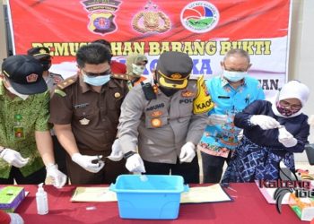 Polisi Kembali Gagalkan Peredaran Sabu di Barito Selatan Sebanyak 44 gram