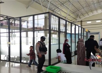 Posko Terpadu PPKM Mikro di Bandar Udara Kuala Pembuang Diamankan