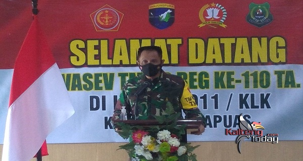 Danpusterad Kunjungi Pelaksanaan TMMD Reguler ke 110 Tahun 2021