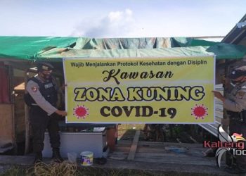 Pasar Saik Zona Kuala Pembuang Zona Kuning Covid-19, Polisi Wajibkan Prokes
