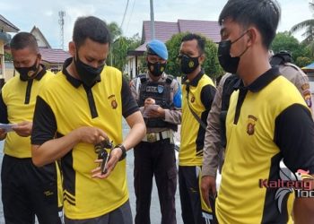 Kapolres Seruyan Cek Kondisi Senpi Dinas Personel