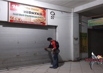 Polsek Seruyan Hilir Lakukan Patroli Pertokoan Emas Pada Malam Hari