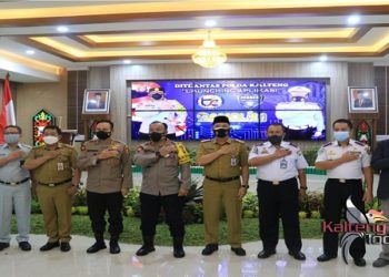 Sekda Kalteng Hadiri Peluncuran 3 Aplikasi Polda Kalteng