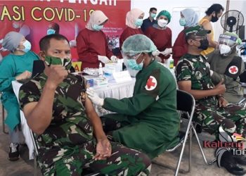 62 Personel Kodim 1016 Palangka Raya Divaksin Covid-19 Tahap II
