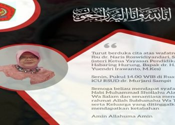 Istri Ketua UDD PMI dan Yayasan Habaring Hurung Sampit Wafat