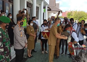 Bupati dan Forkopimda Sambut Petinju Dunia Asal Gumas