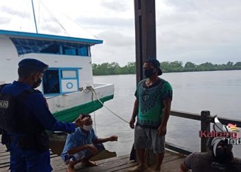 Satpolairud Polres Seruyan Sosialisasi Prokes Masyarakat Pesisir DAS Seruyan