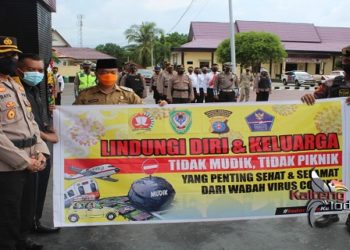 Polisi Deklarasi Peniadaan Mudik di Seruyan Untuk Cegah Covid-19 Saat Lebaran