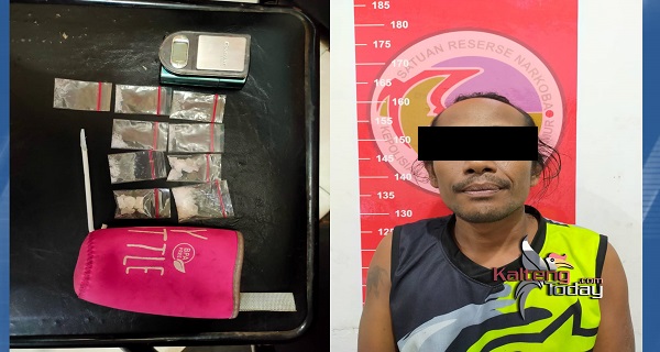 Simpan Sabu 6 Gram Dalam Dompet, Pria Asal Kotim Diciduk Polisi