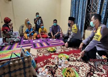 Kapolres Kotim Temui Keluarga Awak KRI Nanggala-402