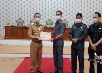 Bupati Katingan Sampaikan Laporan Keterangan Pertanggungjawaban TA 2020