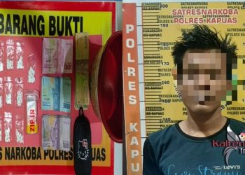 Pemuda Kapuas Tertangkap Tangan Edarkan Ratusan Butir Obat Terlarang
