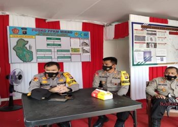 Puluhan Polisi Amankan Ibadah Jumat Agung dan Paskah di Gunung Mas