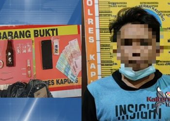 Memiliki 6 Paket Sabu Warga Kapuas Diamankan Polisi