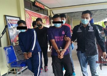 Embat Aki Alat Berat Milik Perusahan Sawit , Dua Sekawan Dicokok Polisi