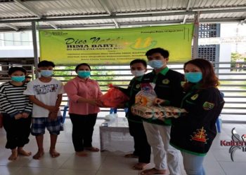 Hima Bartim Tutup Rangkai Dies Natalis Ke -11 di Panti Asuhan Immanuel Palangka Raya