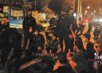Jelang Sahur, Polisi Amankan Puluhan Motor Terlibat Aksi Balap Liar di Palangka Raya