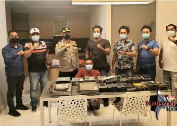 Tim Gabungan 4 Polres Kalteng Tangkap Pria Asal Sumedang, Penadah Pencurian Puluhan Monitor Alat Berat