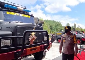 Brimob Polda Kalteng Kini Punya Kendaraan Anti Anarki dan Mobil Dapur Lapangan