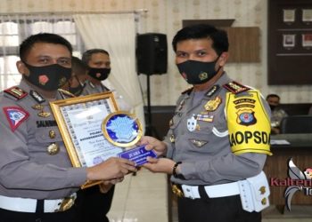 Kampung Tertib Lalu Lintas Sat Lantas Polres Kotim, Juara I Lomba Tingkat Polda