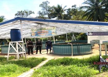 Polisi Datangi Petambak Ikan di Desa Bapinang