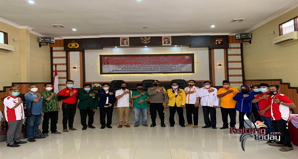 Polres Kotim Lakukan Penandatanganan Nota Kesepahaman Dengan Parpol