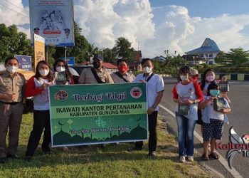 BPN Gumas Bagikan Bingkisan dan Takji