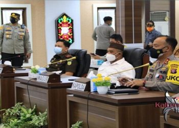 Wagub Kalteng Hadiri Rakor Kesiapan Pengamanan Idul Fitri di Masa Pandemi