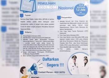 Pelaku Usaha Akan Menerima Bantuan Dari Pemerintah