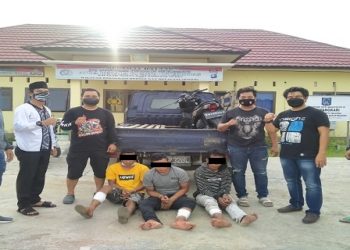 Apes! Trio Maling Ini di Dor Polisi Usai Curi Motor Warga Buntok
