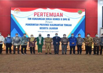 Pemprov Kalteng Terima Kunker Komisi II DPR RI