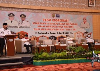 Gubernur Kalteng Minta Antisipasi Kelangkaan Stok Bapok Jelang Puasa dan lebaran