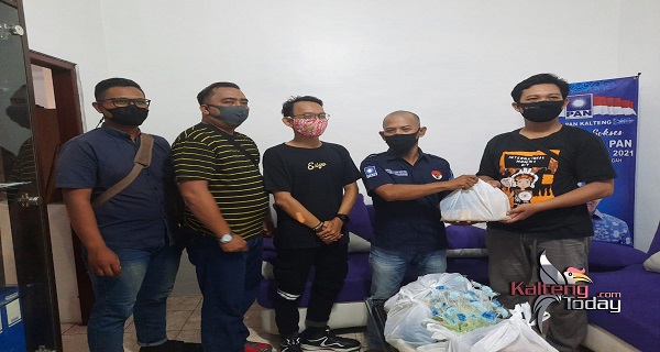 DPW PAN Bagikan Sembako Bagi Wartawan