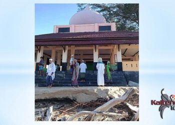 Tak Terawat, Musala Pantai Ujung Pandaran di Kotim Kondisinya Memprihatinkan