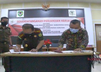 DPRD Kabupaten Seruyan Dan Kejari Seruyan Teken Perjanjian Kerjasama