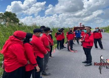 Ketua DPRD Seruyan Pimpin Simulasi Penanganan Karhutla di Kuala Pembuang