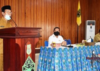 Wabup Kapuas Buka Rakor Kelompok Kerja Pengelolaan Perairan Darat Terpadu