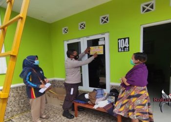 Polsek Baamang Lakukan Tracking Warga Terpapar Covid-19