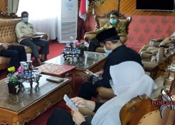 DPRD Palangka Raya Berikan Paparan  NJOP ke  Komisi I DPRD Kabupaten Banjar Saat Kunker