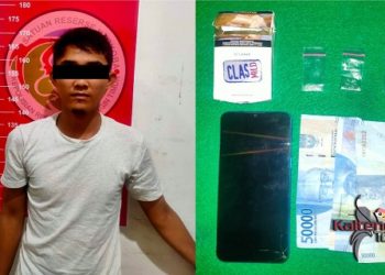 Pemuda Ini  Diamankan, Diduga Akibat Kepemilikan Sabu