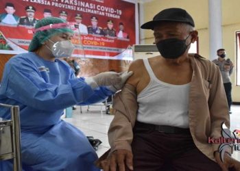 19 Ribu Lansia di Kalteng Lakukan Vaksinasi Massal Covid -19