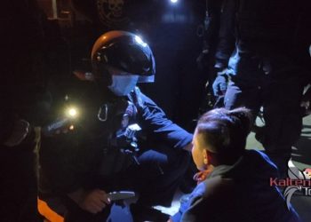 Pria Mencurigakan Membawa Badik Diamankan Polisi